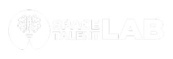 Logo Space talent lab BLANCO ÍCONO TRANSPARENTE HORIZONTAL 1