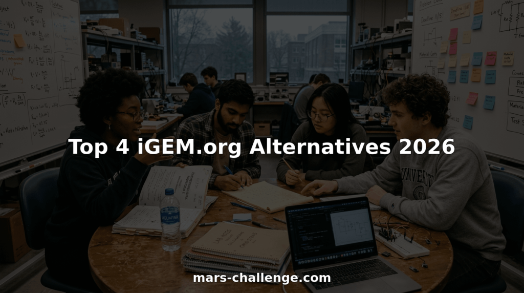 Students collaborating on science project in lab